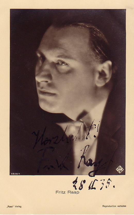 Fritz Rasp Fritz Rasp