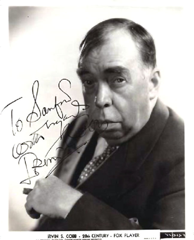 Irvin S. Cobb Irvin S. Cobb