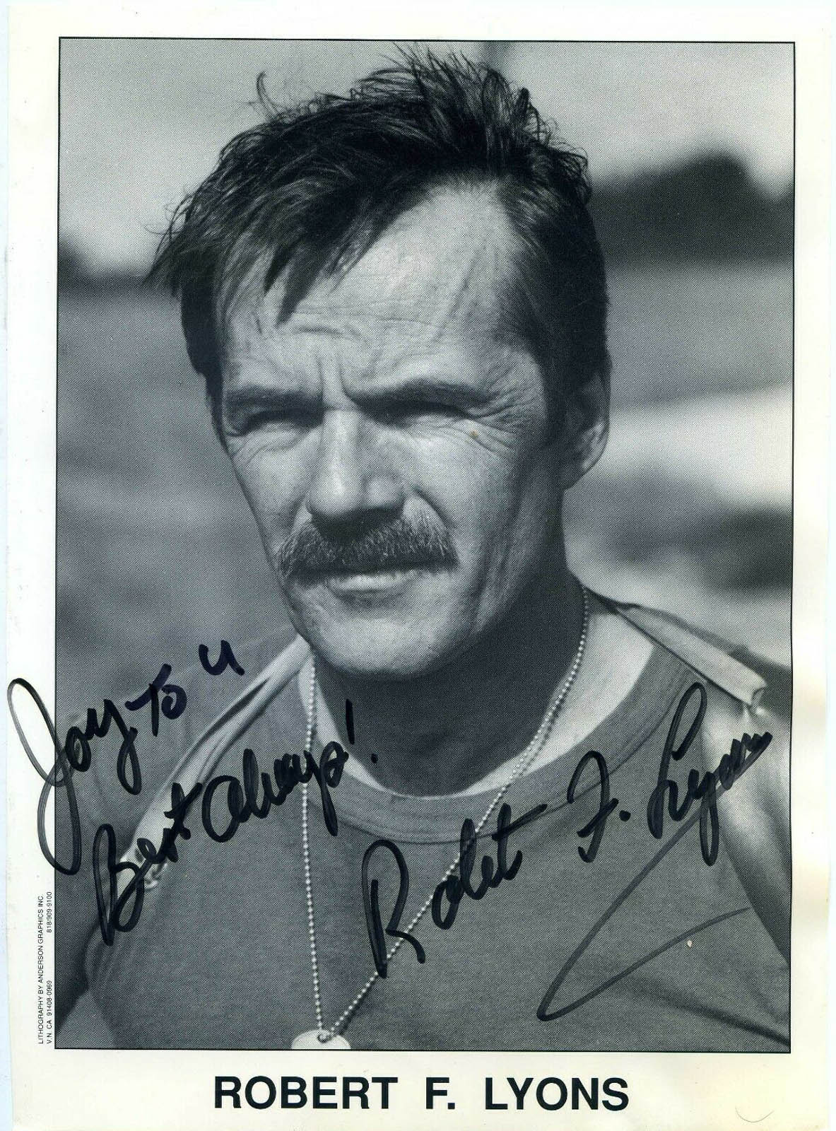 Robert F. Lyons Robert F. Lyons
