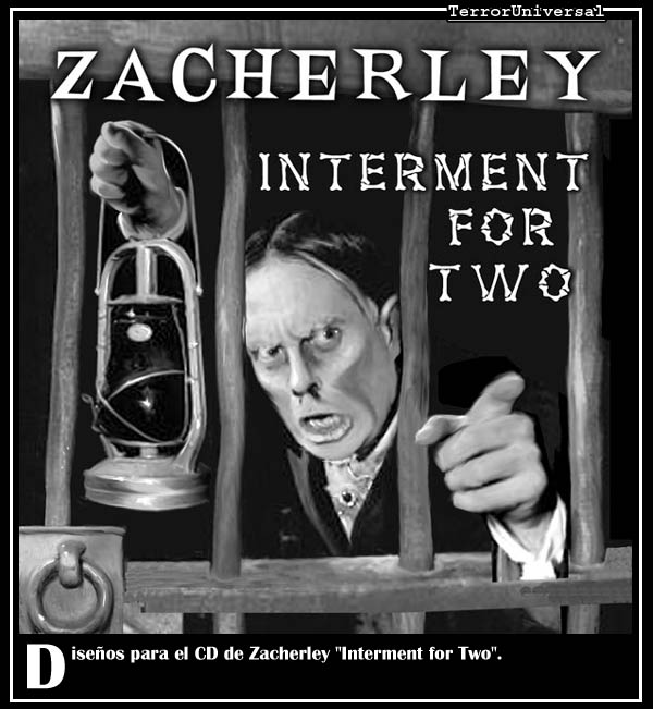 Diseños para el CD de Zacherley "Interment for Two".