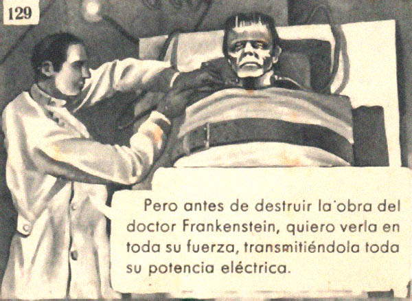 Cromos Frankenstein y el Hombre Lobo