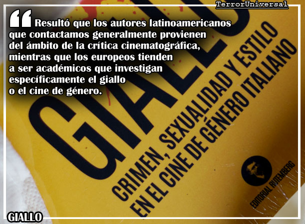 Giallo: Crimen, sexualidad y estilo en el cine de género italiano