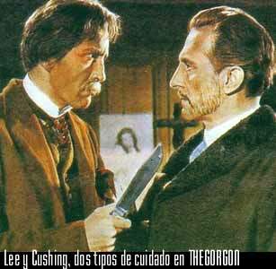 Lee y Cushing eh THE GORGON