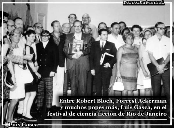 Luis Gasca en el festival de ciencia ficción de Río de Janeiro