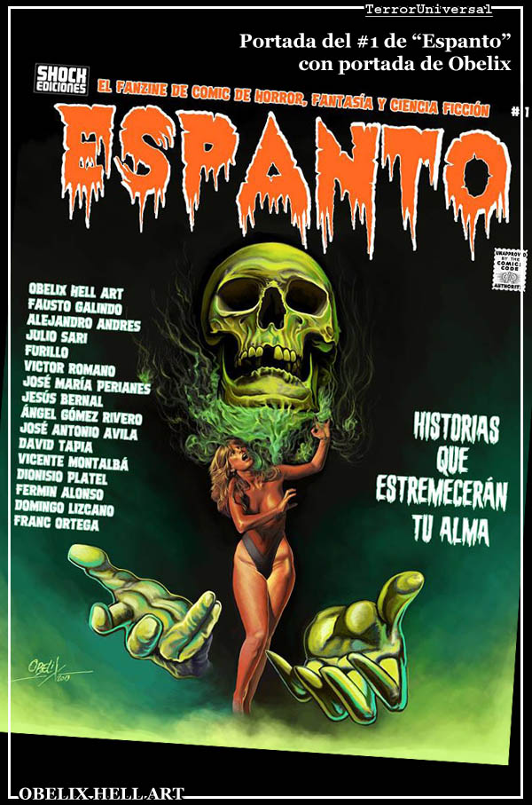 Portada del #1 del fanzine "Espanto"