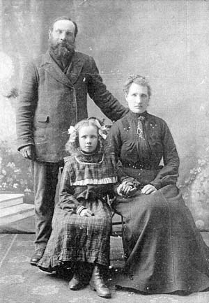 Papá Nilsson con su pequeña familia