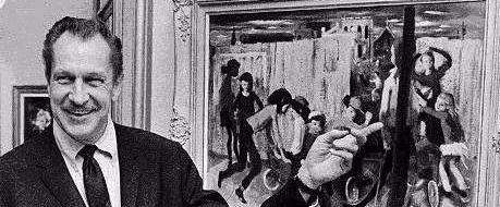 Vincent Price y una de sus pasiones: la pintura