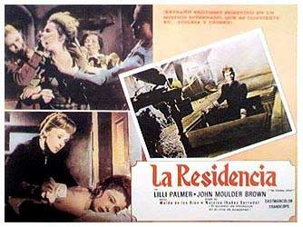 Lobbycard mexicano de LA RESIDENCIA