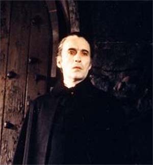 DRACULA, en la fina estampa de Christopher Lee