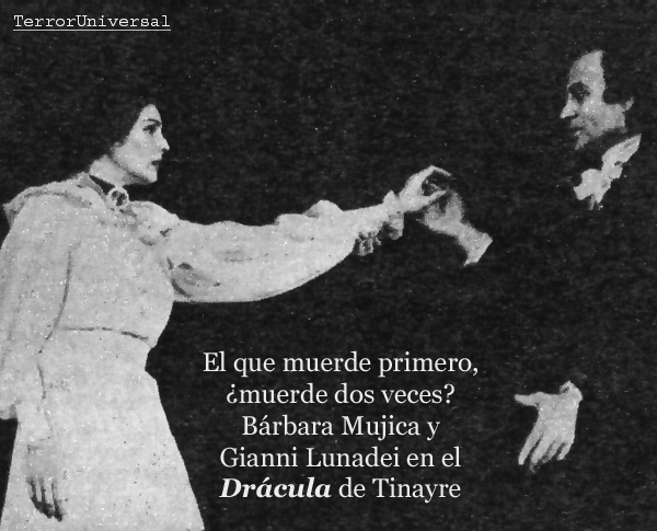 El "Drácula" de Gianni Lunadei, con Bárbara Mugica