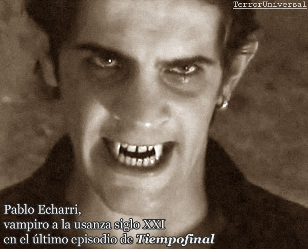 Pablo Echarri, vampiro de "Tiempofinal"