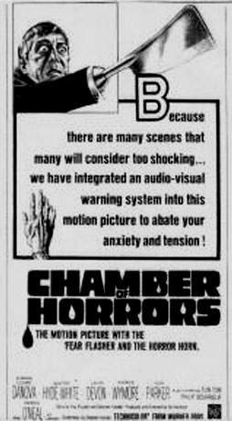 CHAMBER OF HORRORS (1966)