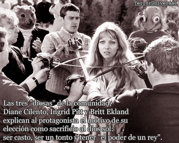 Ingrid Pitt en "The Wicker Man"