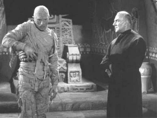 Tom Tyler, de cowboy a momia; George Zucco, de malvado a malvado. THE MUMMY'S HAND (La Mano de la Momia-1940) 