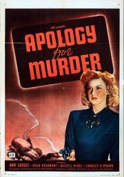 APOLOGY FOR MURDER