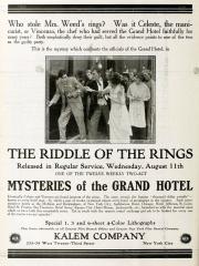 Mysteries of the Grand Hotel #4 The Riddle of the Rings
